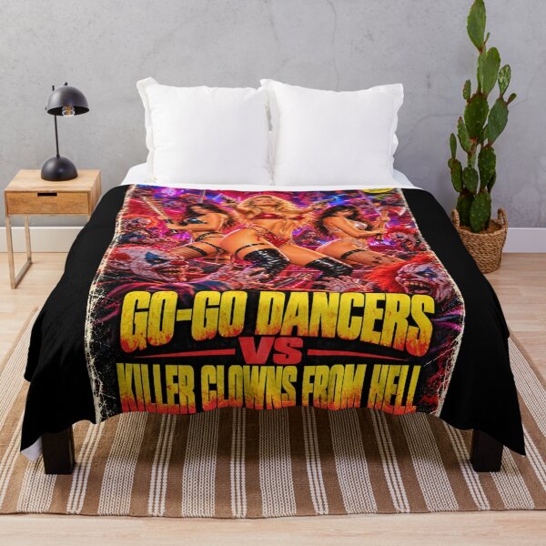 Item preview, Go Go Dancers vs Killer Clowns from Hell - B Movie Action Horror Pin Up Girls designed and sold by FilMate.