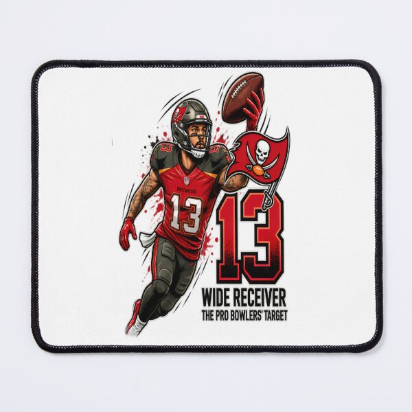 Item preview, Mike Evans #13 – Tampa Bay Buccaneers Wide Receiver Football Art designed and sold by CatLovers Studio.