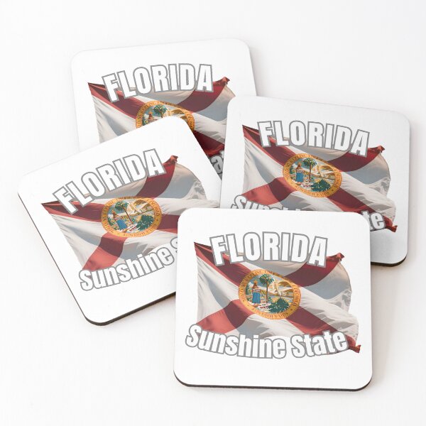 Item preview, Florida Sunshine State Flag Travel Souvenir Gift designed and sold by RVJdesigns.