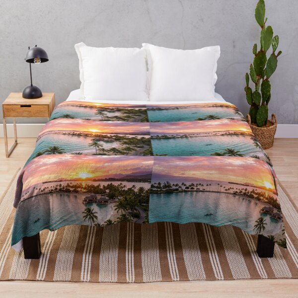 Item preview, Sunset Reflections Across a Tropical Lagoon designed and sold by amusefullife.