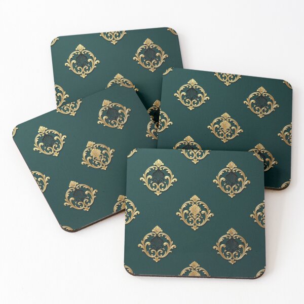 Item preview, Teal & Gold Rococo designed and sold by DesignsByPrnces.
