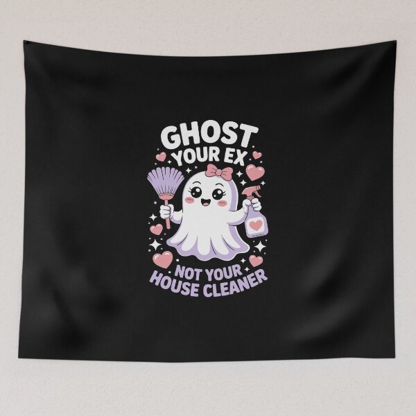 Item preview, GHOST YOUR EX NOT YOUR HOUSE CLEANER designed and sold by jkrphoto.