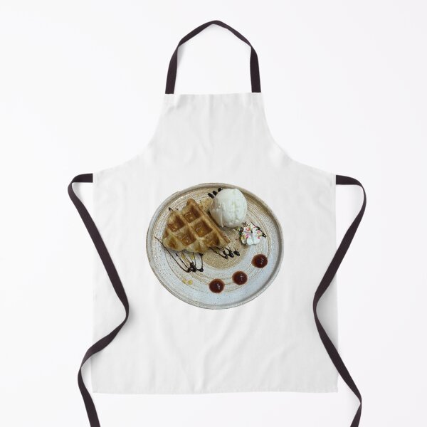 Item preview, Crispy croffle waffle served with vanilla ice cream scoop designed and sold by pipikijung.