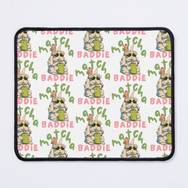 Item preview, Matcha Baddie Cute Bunny Drinking Iced Latte | Soft Girl Aesthetic designed and sold by kuwagatamushi.