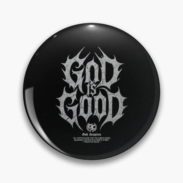 Item preview, God Is Good Thorned Gothic Psalm 34:8 Design designed and sold by Krasnovaovaova.