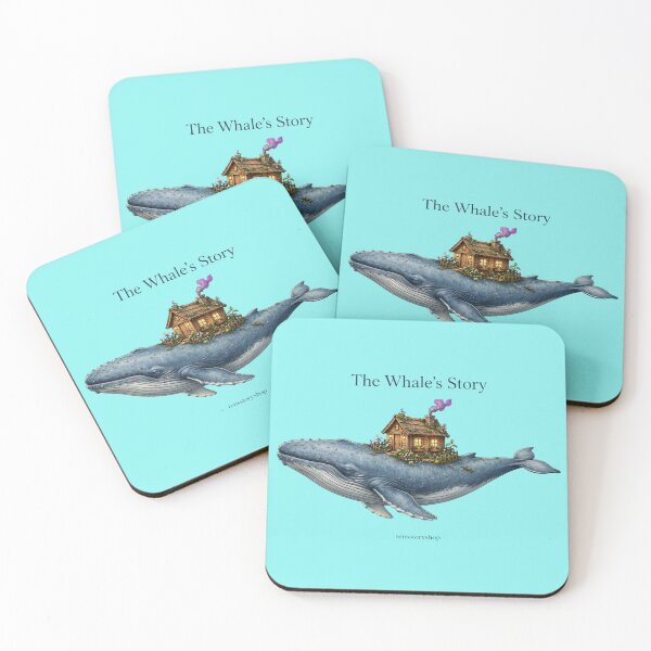 Item preview, The Whale’s Story – Magical Cosmic Whale and Fantasy Cottage designed and sold by tenstoriesshop.