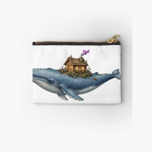 Item preview, The Whale’s Story – Magical Cosmic Whale and Fantasy Cottage designed and sold by tenstoriesshop.