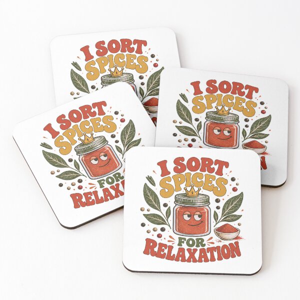 Item preview, I Sort Spices for Relaxation – Funny Kitchen Humor Design designed and sold by CutieGalore.