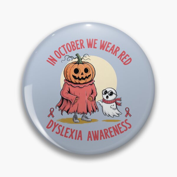 Item preview, In October We Wear Red Dyslexia Awareness designed and sold by Endless7Art.