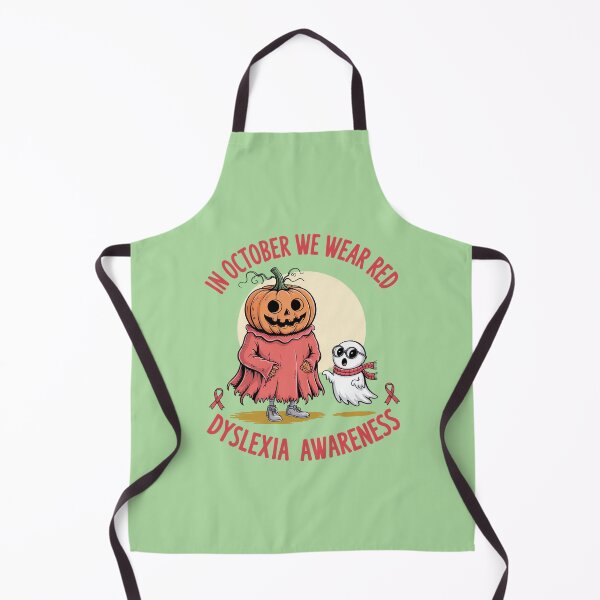 Item preview, In October We Wear Red Dyslexia Awareness designed and sold by Endless7Art.