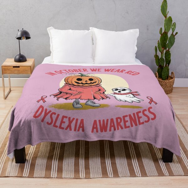 Item preview, In October We Wear Red Dyslexia Awareness designed and sold by Endless7Art.