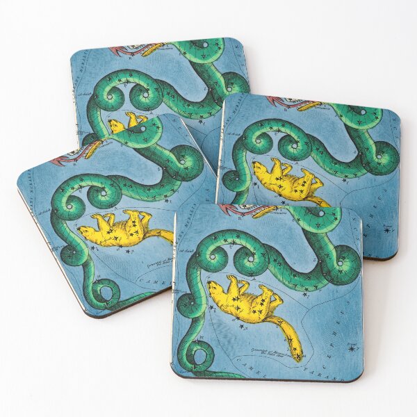 Item preview, Draco and Ursa Minor Vintage Star Map designed and sold by Fani*.