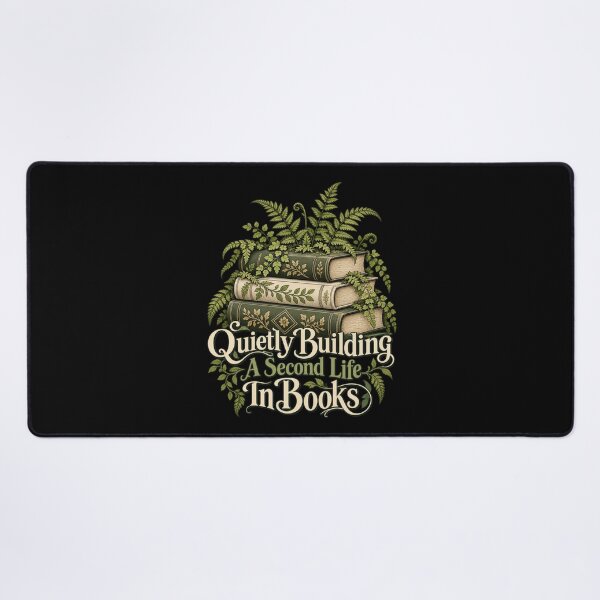 Item preview, Quietly Building A Second Life In Books designed and sold by Good Mood Foundry.
