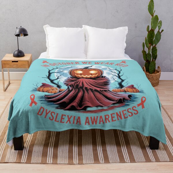 Item preview, In October We Wear Red Dyslexia Awareness designed and sold by Endless7Art.