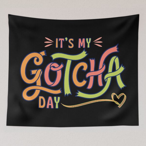 Item preview, It's My Gotcha Day – Cute Pet Adoption Celebration Design for Rescue Dog and Cat Lovers designed and sold by Teetreasure2.