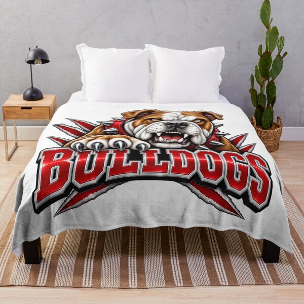 Item preview, Bulldogs Red Brown designed and sold by DigiAngDesigns.