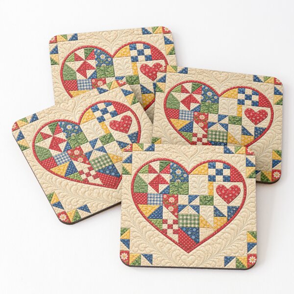 Item preview, Heart Quilt designed and sold by Elisabeth Lucas.