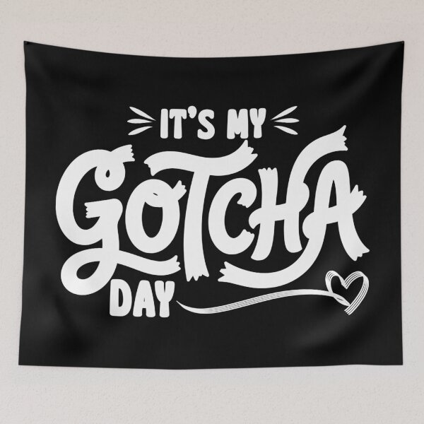 Item preview, It's My Gotcha Day – Cute Pet Adoption Celebration Design for Rescue Dog and Cat Lovers designed and sold by Teetreasure2.