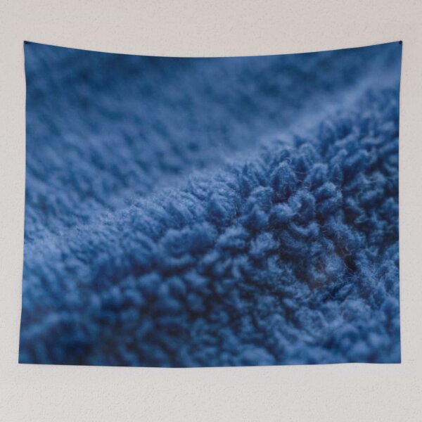 Item preview, Texture – blue fleece fabric designed and sold by snoWorkshop.