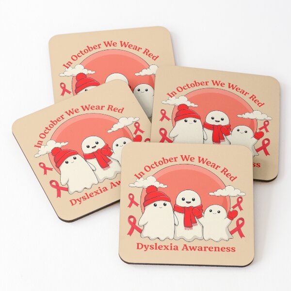 Item preview, In October We Wear Red Dyslexia Awareness designed and sold by Endless7Art.
