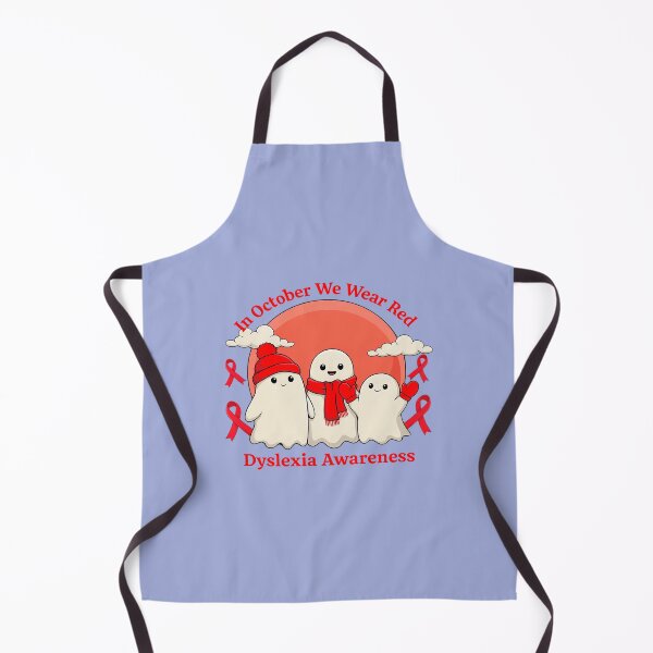 Item preview, In October We Wear Red Dyslexia Awareness designed and sold by Endless7Art.