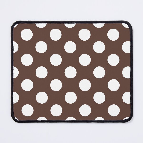 Item preview, Brown and white large polka dot pattern designed and sold by Nolan6.