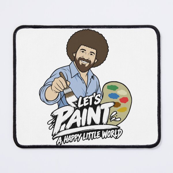 Item preview, Bob Ross Let’s Paint a Happy Little World designed and sold by karamram.