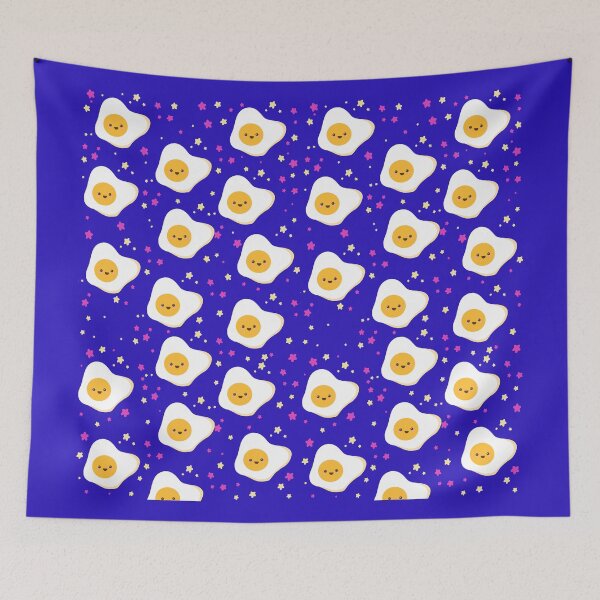 Item preview, Cute Kawaii Fried Egg Pattern designed and sold by Sock Garden.