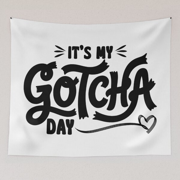 Item preview, It's My Gotcha Day – Cute Pet Adoption Celebration Design for Rescue Dog and Cat Lovers designed and sold by Teetreasure2.
