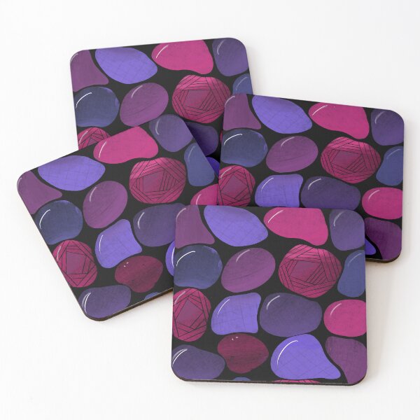 Item preview, Abstract Purple Stones designed and sold by Rut-of-Frame.