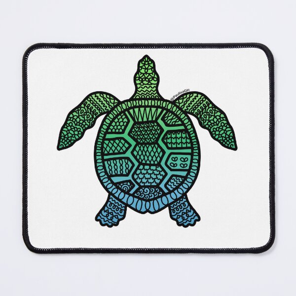 Item preview, Tortuga zentangle sticker designed and sold by DesignPMG.