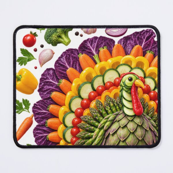 Item preview, Cute Thanksgiving Turkey Made Of Vegetables designed and sold by LavIsInTheAir.
