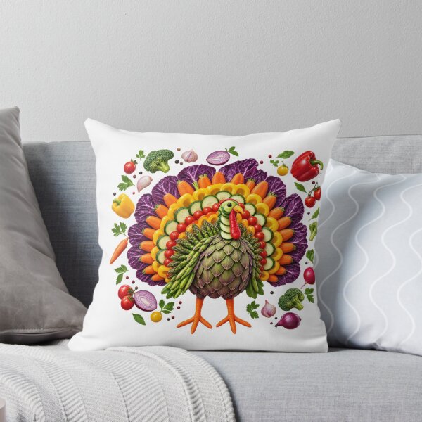 Item preview, Cute Thanksgiving Turkey Made Of Vegetables designed and sold by LavIsInTheAir.