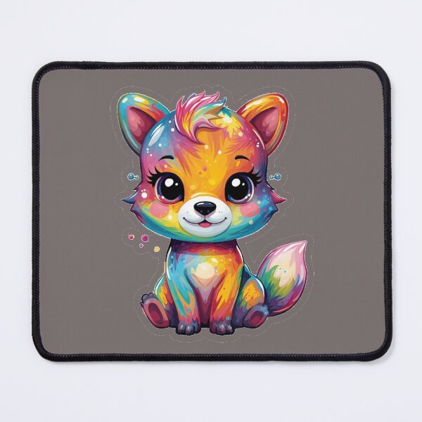 Item preview, Cute Colorful Rainbow Glitter Teddy Bear Sticker designed and sold by MargaretPolanco.