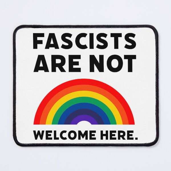 Item preview, Fascists are not welcome here. designed and sold by Rachel the Artist .
