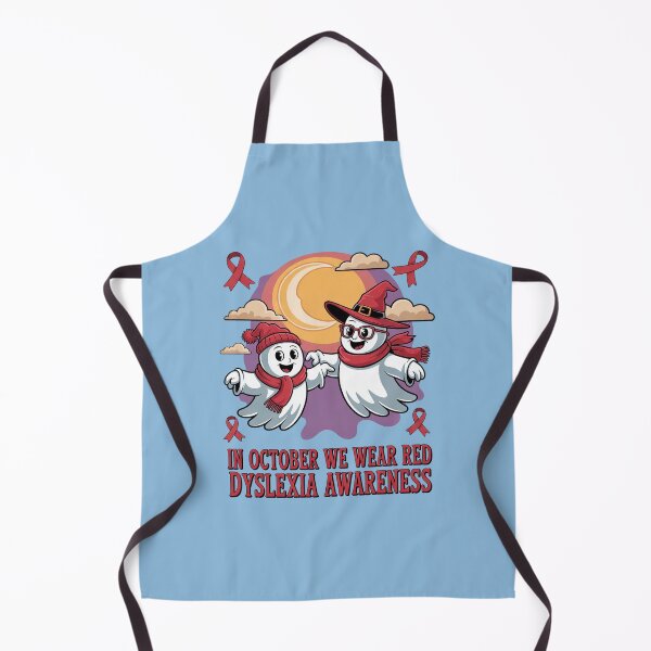 Item preview, In October We Wear Red Dyslexia Awareness designed and sold by Endless7Art.