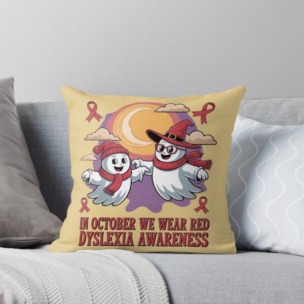 Item preview, In October We Wear Red Dyslexia Awareness designed and sold by Endless7Art.