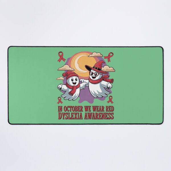 Item preview, In October We Wear Red Dyslexia Awareness designed and sold by Endless7Art.