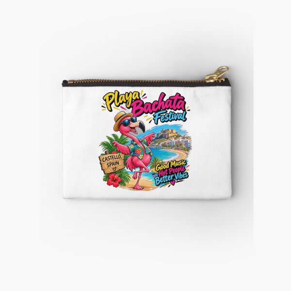 Item preview, Playa Bachata Festival Castelló Spain Flamingo Good Music Better Vibes T-Shirt designed and sold by Sushikidsntoddlers.