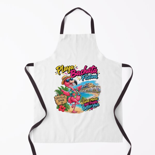 Item preview, Playa Bachata Festival Castelló Spain Flamingo Good Music Better Vibes T-Shirt designed and sold by Sushikidsntoddlers.