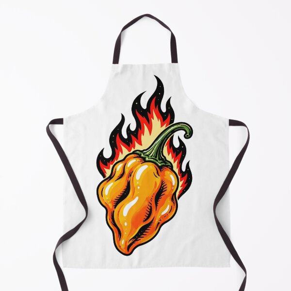 Item preview, Fiery Hot Pepper Illustration designed and sold by Good_Things.