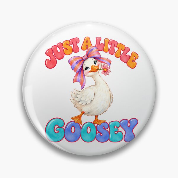 Item preview, Just a Little Goosey Cute Funny Goose designed and sold by Luvahawb.