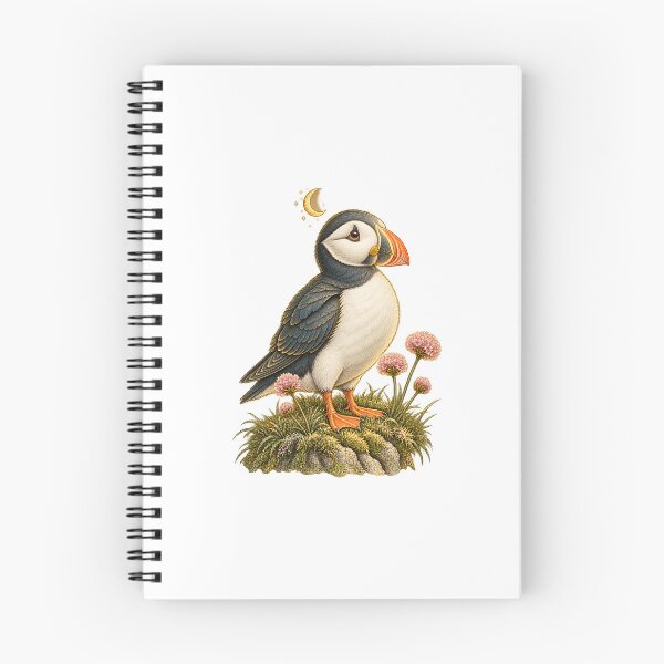 Item preview, Puffin Art | Vintage Seabird & Sea Thrift Coastal Art | Puffin Lover Gift designed and sold by Brackenlume Studio.
