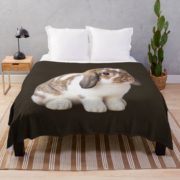 Item preview, Adorable Brown and White Lop-Eared Rabbit designed and sold by Susan Savad.