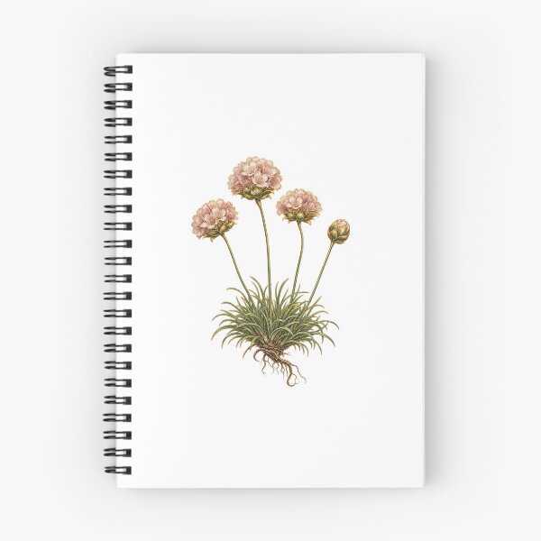 Item preview, Sea Thrift Botanical | Coastal Wildflower Art | Seaside Cottage Gift designed and sold by Brackenlume Studio.