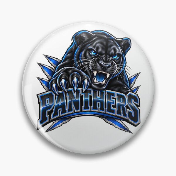 Item preview, Panthers Blue Silver designed and sold by DigiAngDesigns.