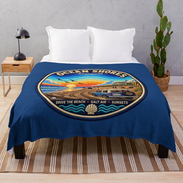 Item preview, Ocean Shores Washington Coastal Landscape designed and sold by Swanny's Custom T-shirt and Gift Designs.