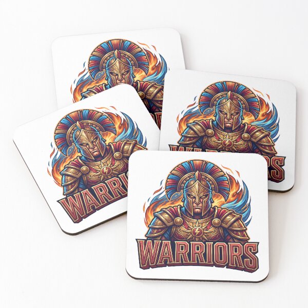 Item preview, Warriors Red Gold designed and sold by DigiAngDesigns.
