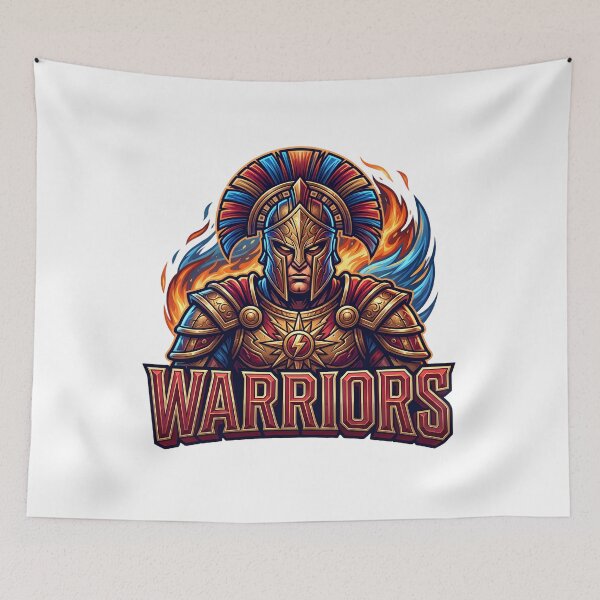 Item preview, Warriors Red Gold designed and sold by DigiAngDesigns.