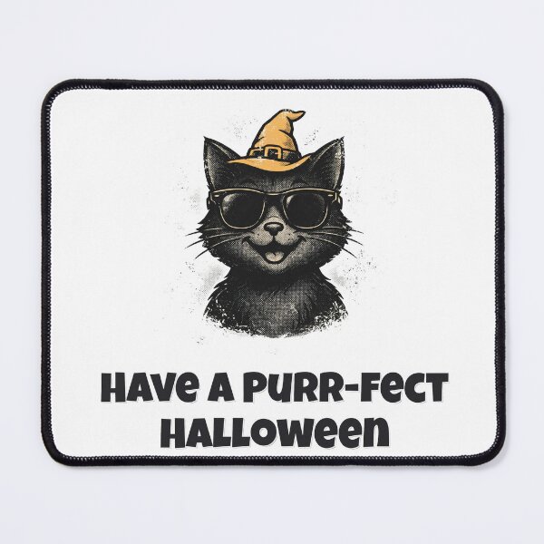 Item preview, Have A Purr-fect Halloween Funny Black Cat Halloween Design designed and sold by Wild Shades.